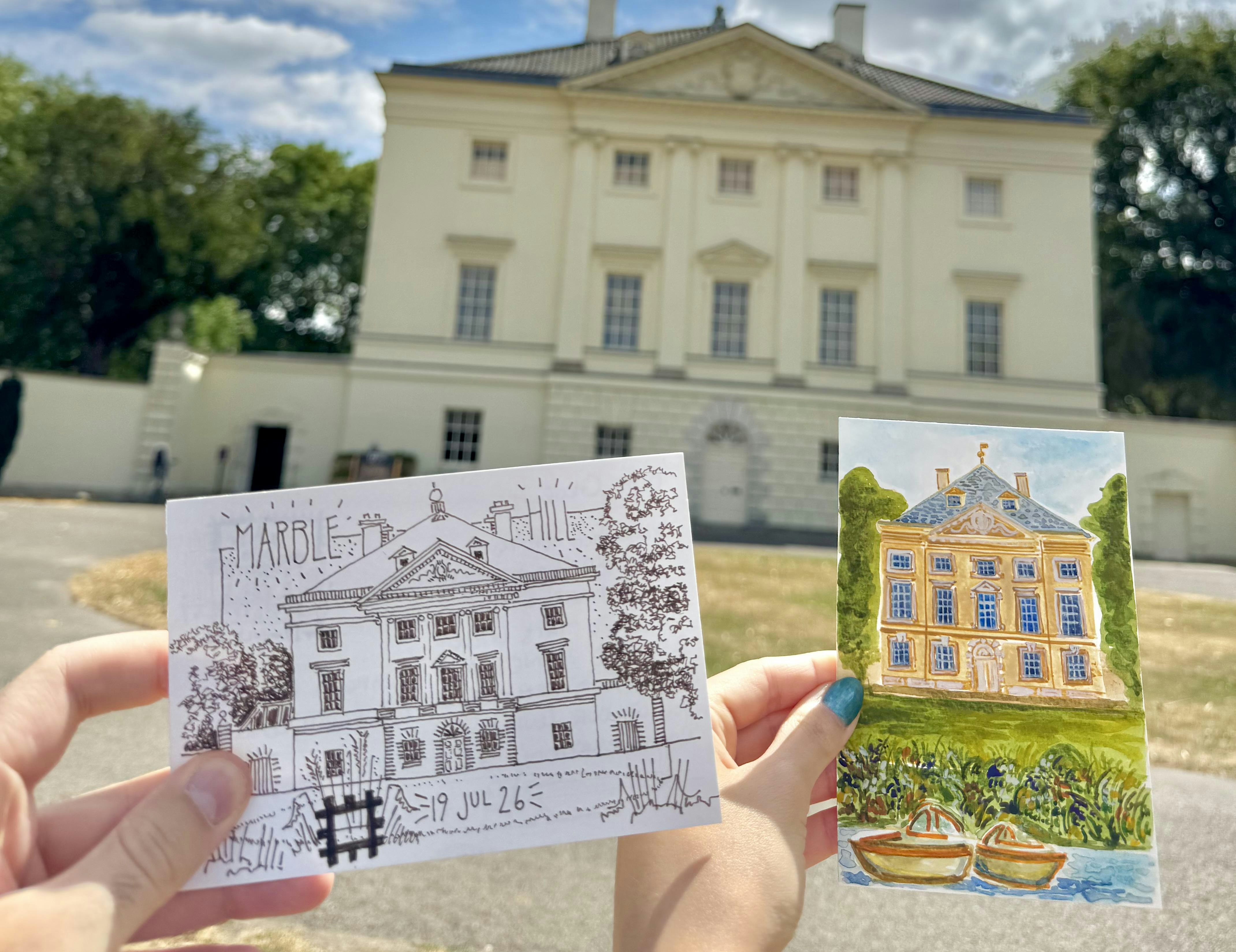 The House in Detail at Marble Hill: Create Your Own Postcard