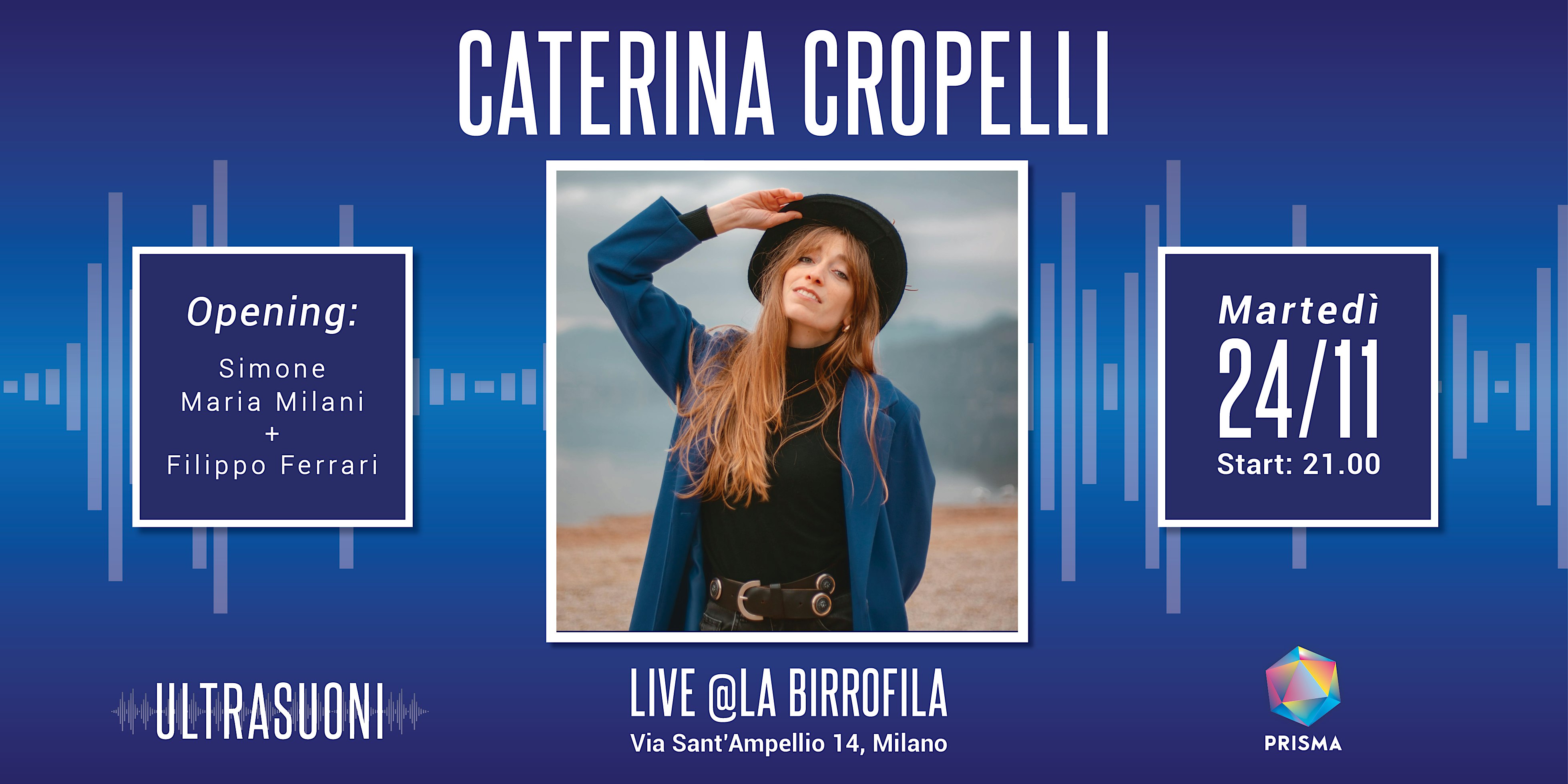 Caterina Cropelli live @Ultrasuoni Festival - La Birrofila, Milano