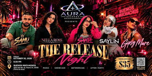 AURA RECORDS — THE RELEASE NIGHT