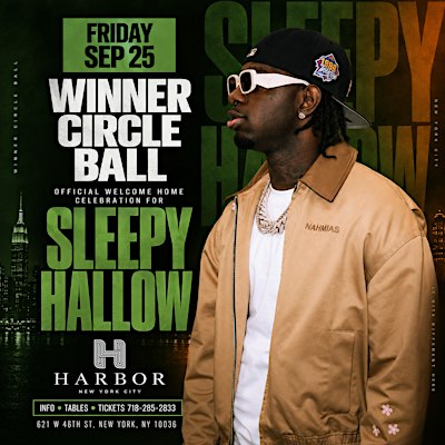 Winner Circle Ball: Sleepy Hallow at Harbor NYC (Welcome Home Party)