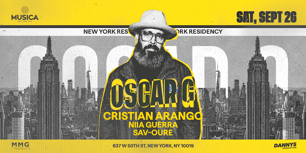 Oscar G Musica Residence Launch Party with Cristian Arango and More