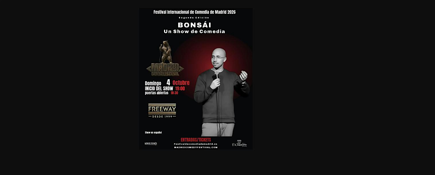 Bonsái: un show de comedia