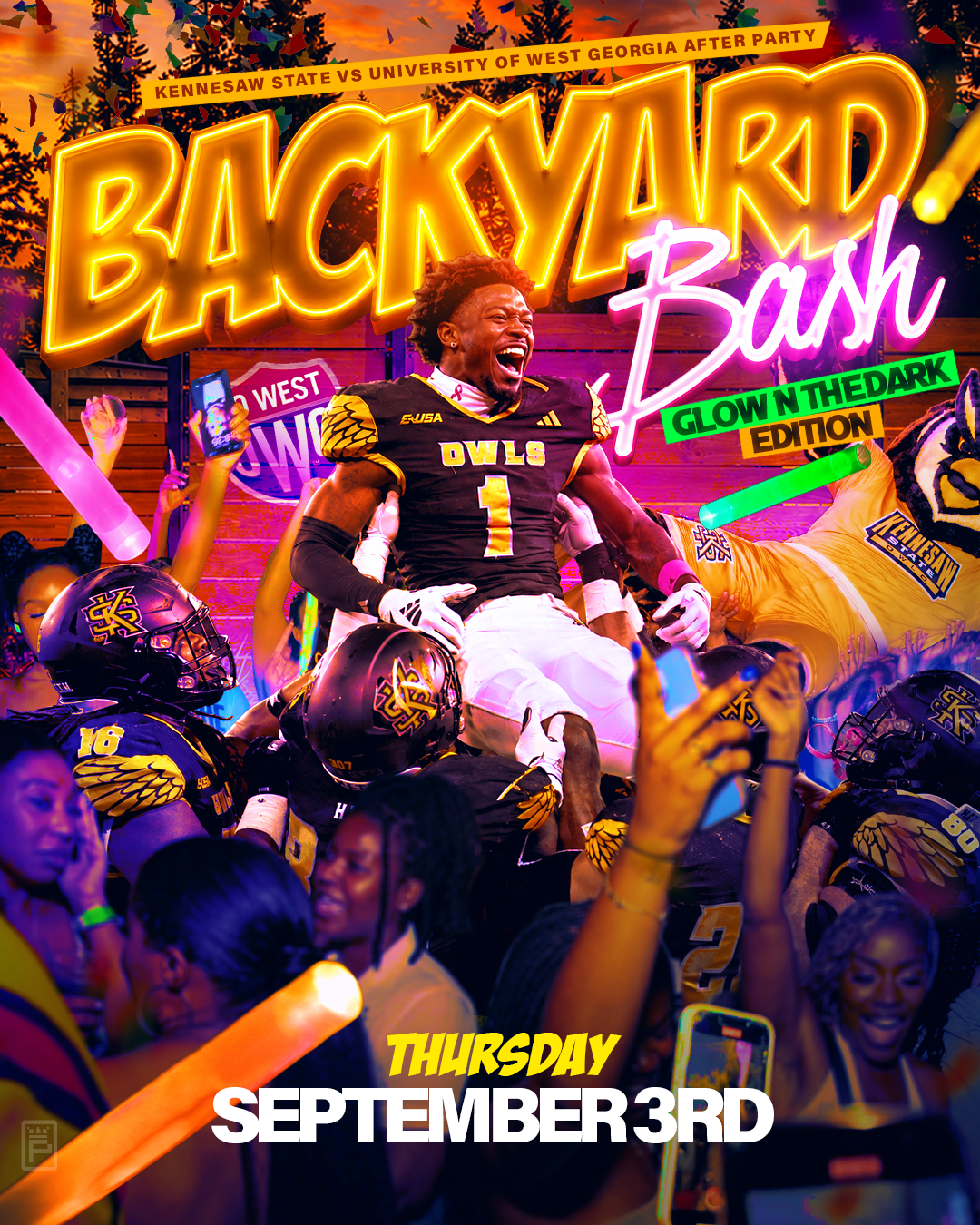 BACKYARD BASH {KSU VS UWG} AFTER PARTY