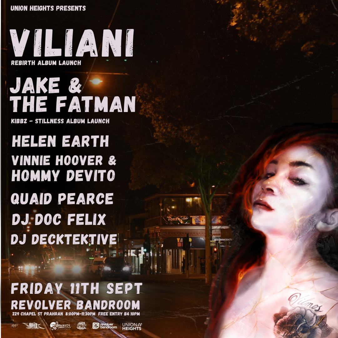 REVOLVER BANDROOM: Union Heights presents Viliani & Kibbz — Double Album Launch