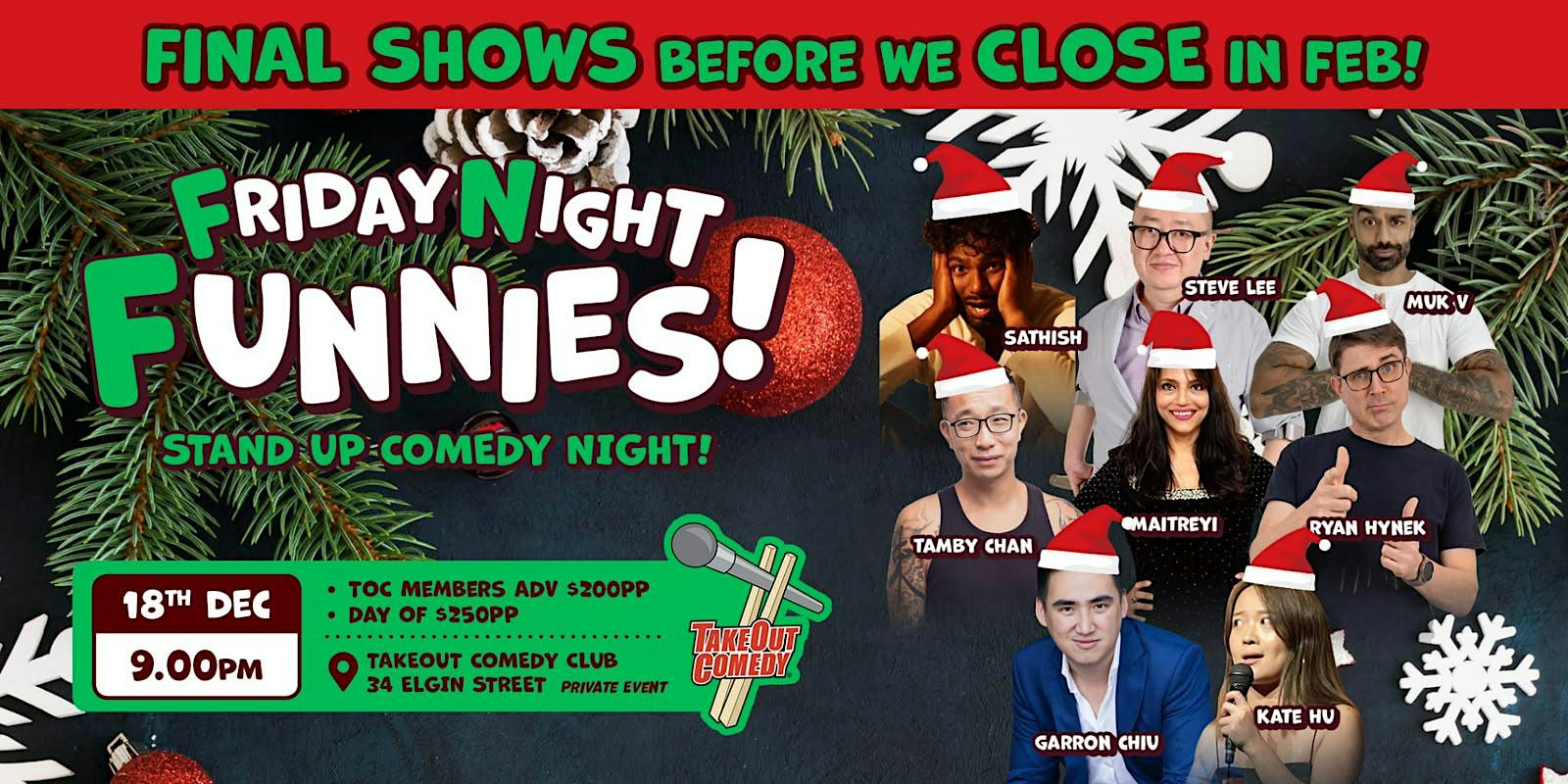 This week at TakeOut Comedy - Friday Night Funnies!