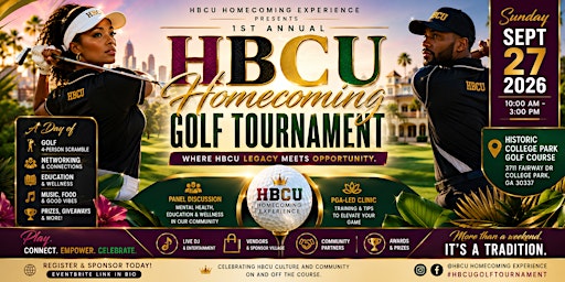 HBCU GOLF TOURNAMENT- FUNDRAISER