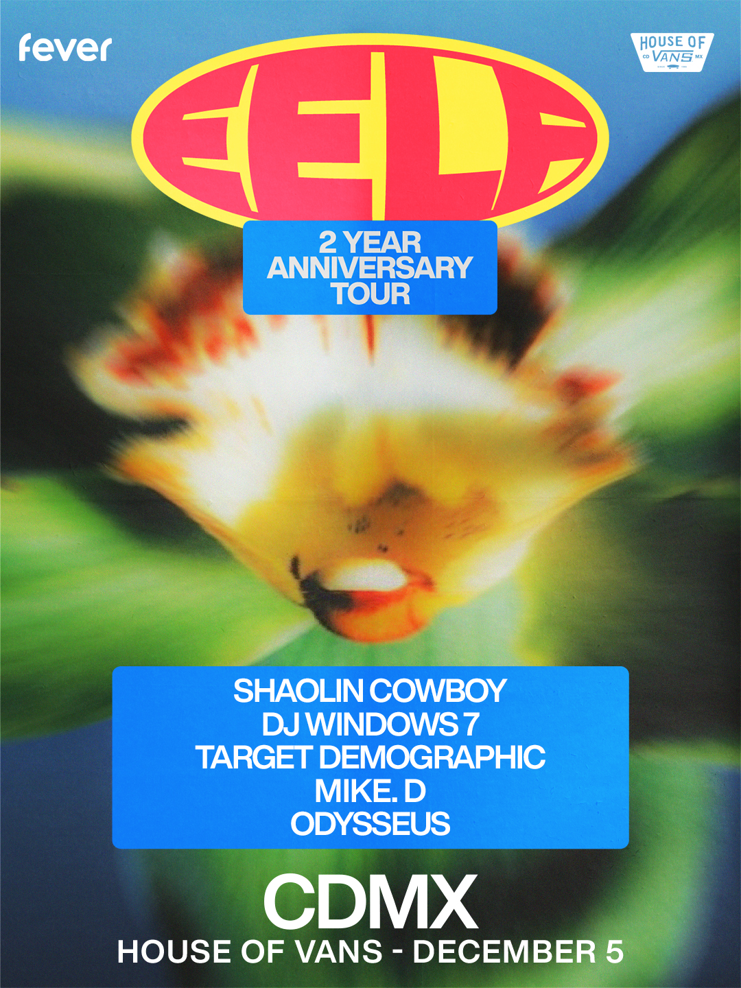 EELF Presents - CDMX: Target Demographic (U.S), Shaolin Cowboy (U.K), DJ Windows 7 (MX)