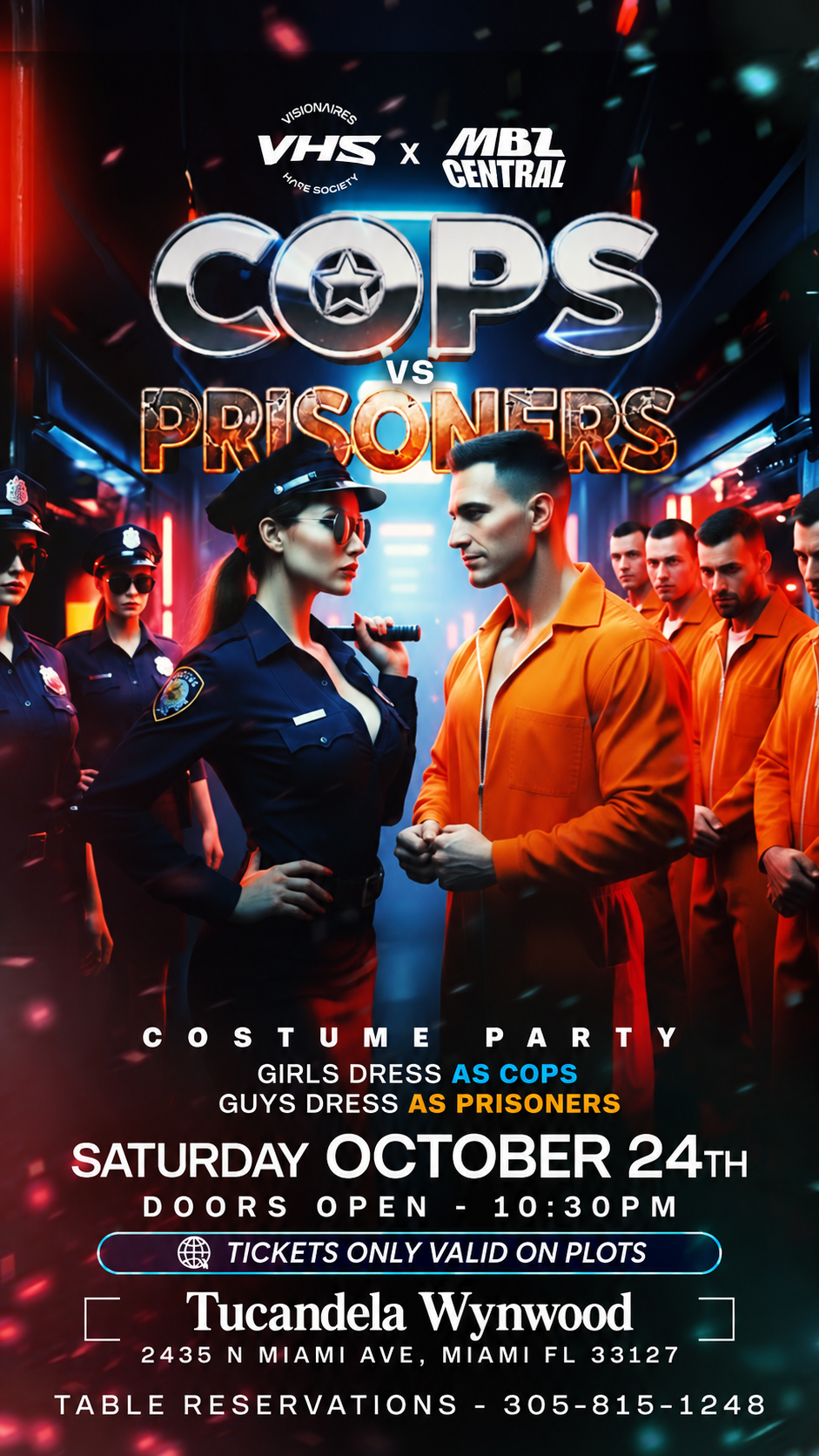 Tucandela Saturday - Cops vs Prisoners 👮