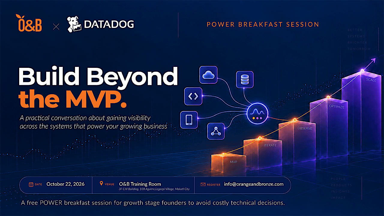 Build Beyond the MVP: A Power Breakfast by O&B × Datadog