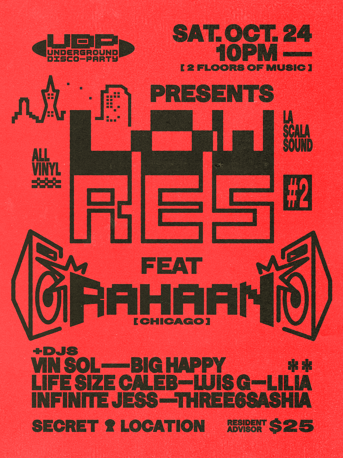 Low Res: Underground Disco with Rahaan