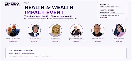 London Regional - The Health & Wealth Impact Event