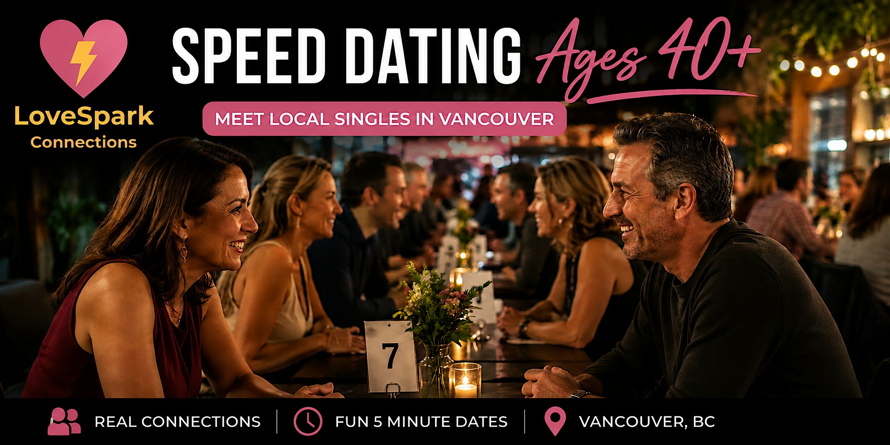 Speed Dating | Ages 40+ | Vancouver