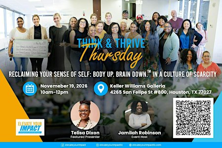 Q4 Think & Thrive Building Bridges Networking Mixer
