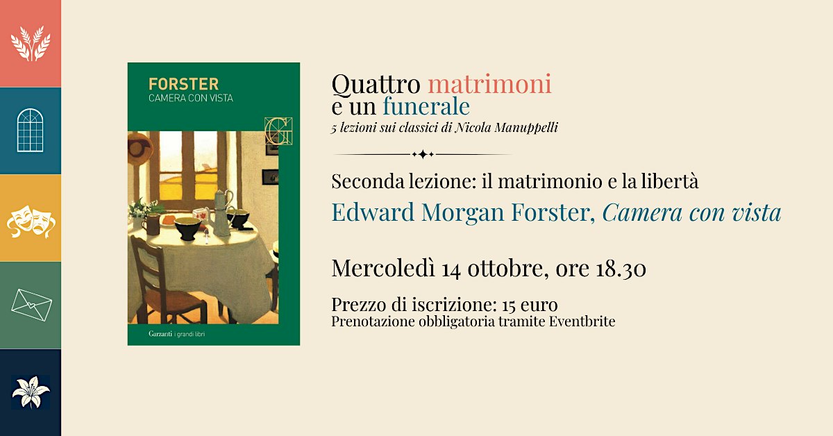 "Quattro matrimoni e un funerale" - Camera con vista di E.M. Forster