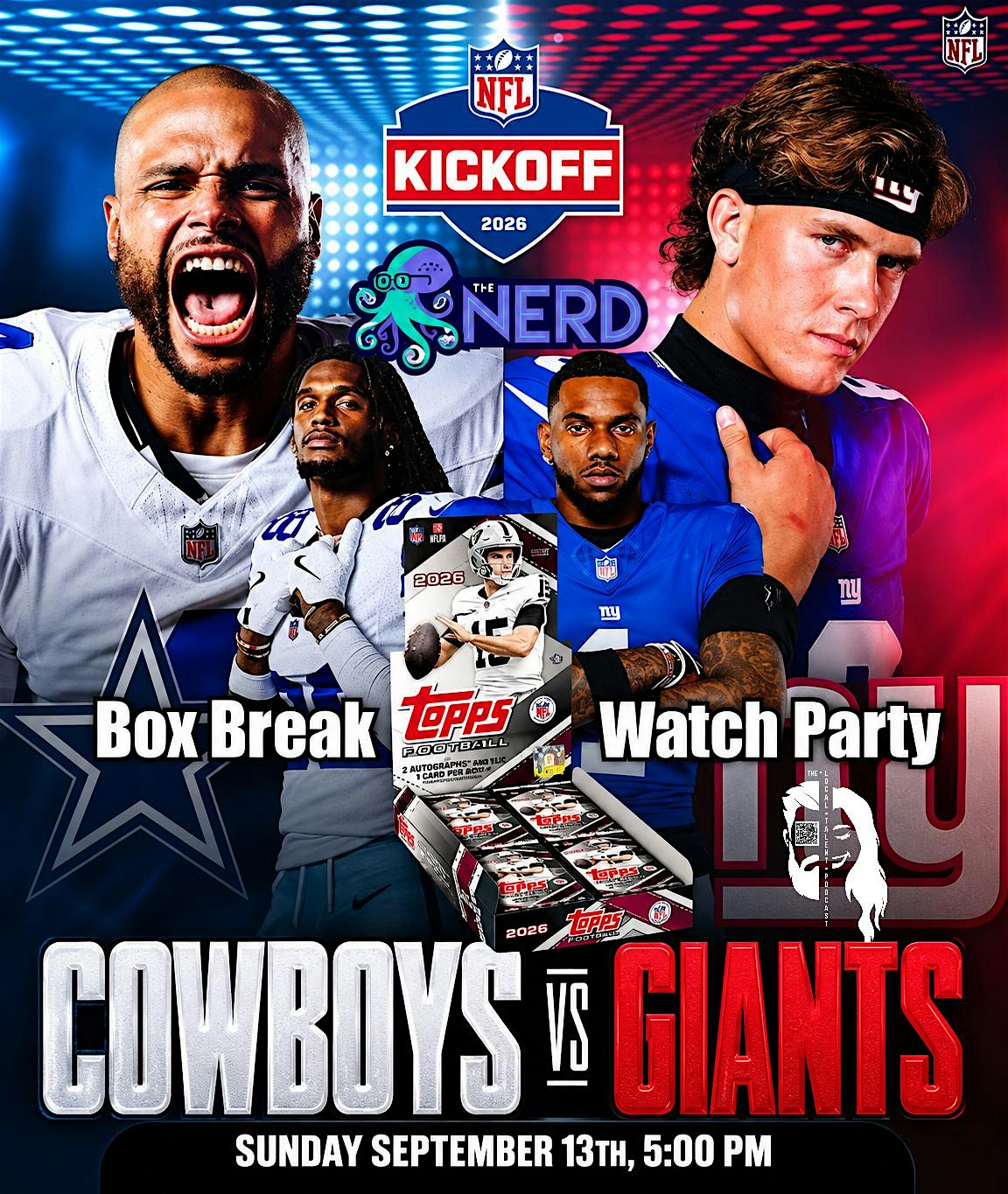 Moneyball Sports Bar Sunday Night Football Watch Party and Box Break
