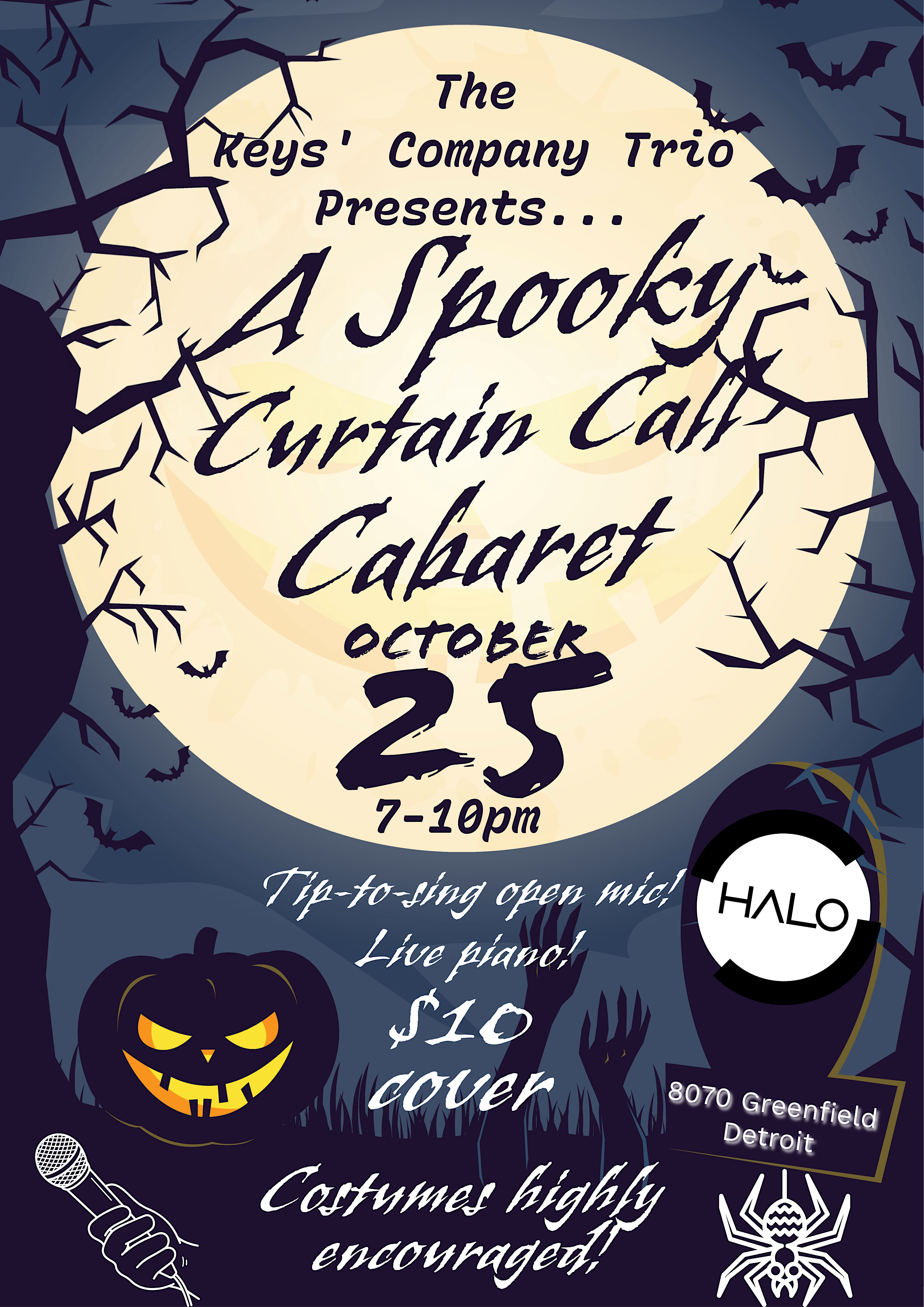 A Spooky Curtain Call Cabaret
