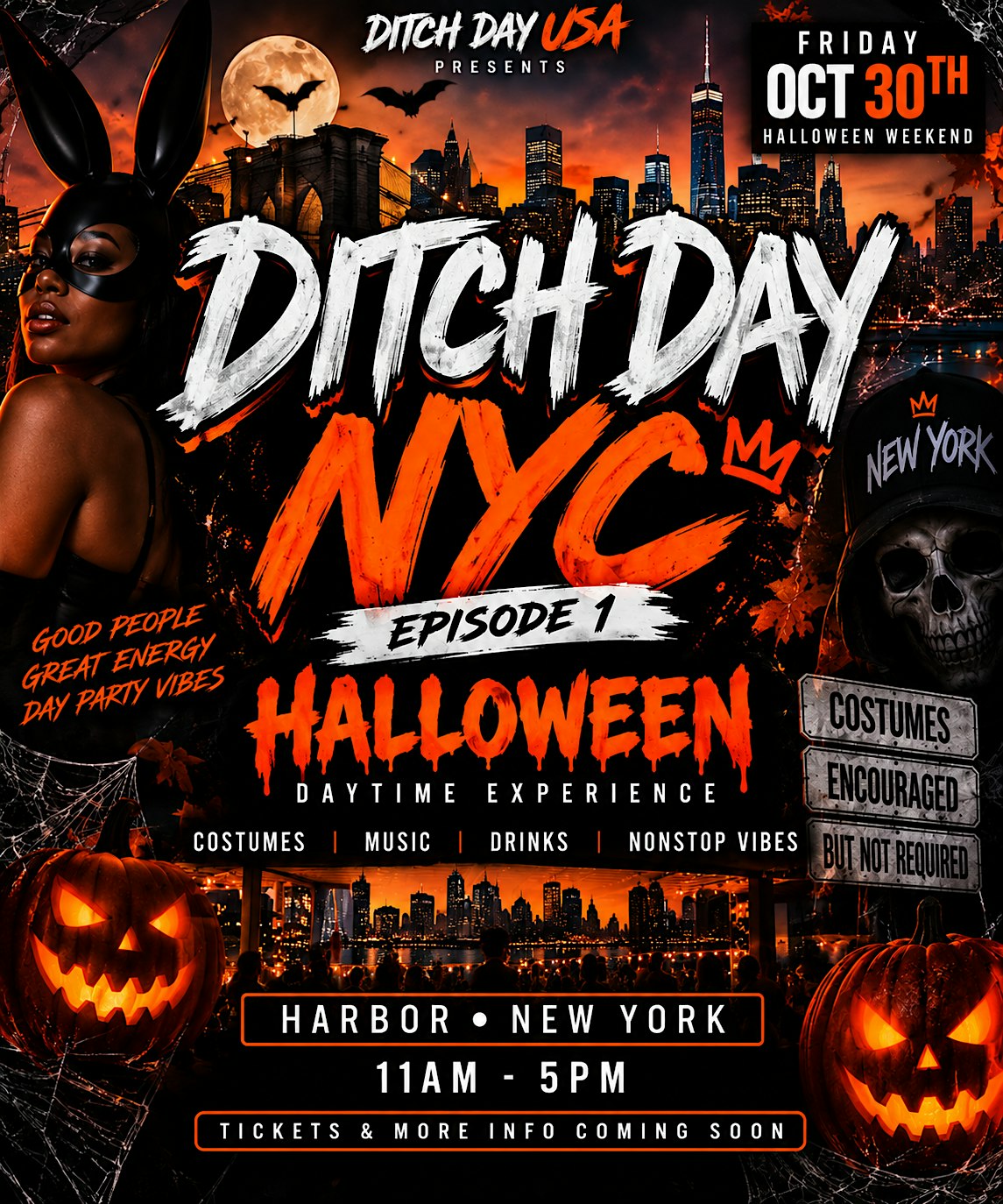 DITCH DAY NYC Ep. 1 (Halloween Day Experience)