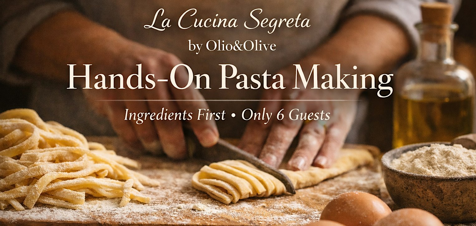 Fresh Pasta Making Class in Dallas | La Cucina Segreta at Olio&Olive
