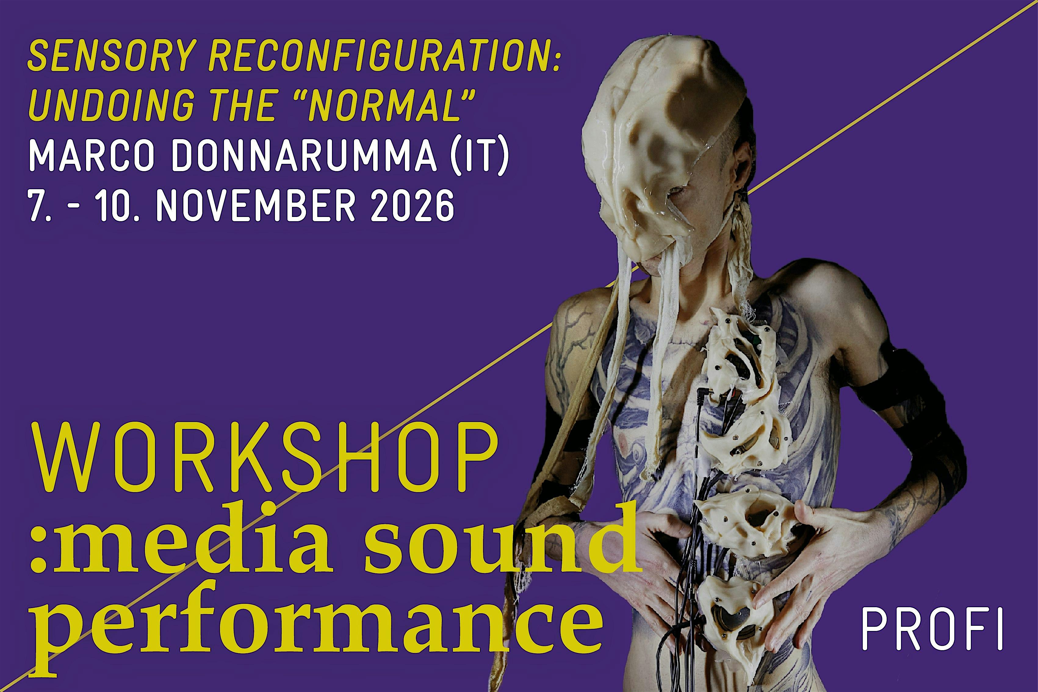 WORKSHOP:media sound performance mit Marco Donnarumma
