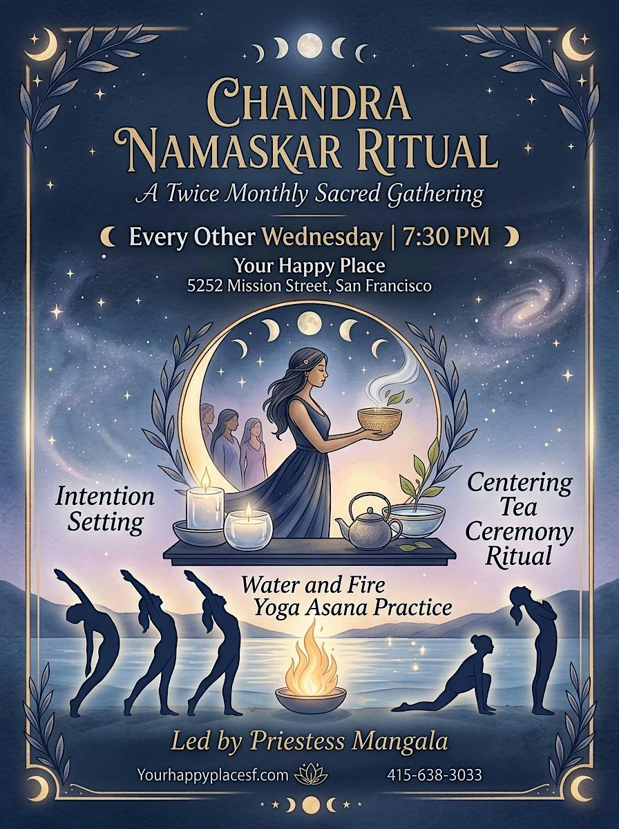 Chandra Namaskar; New & Full Moon Circles