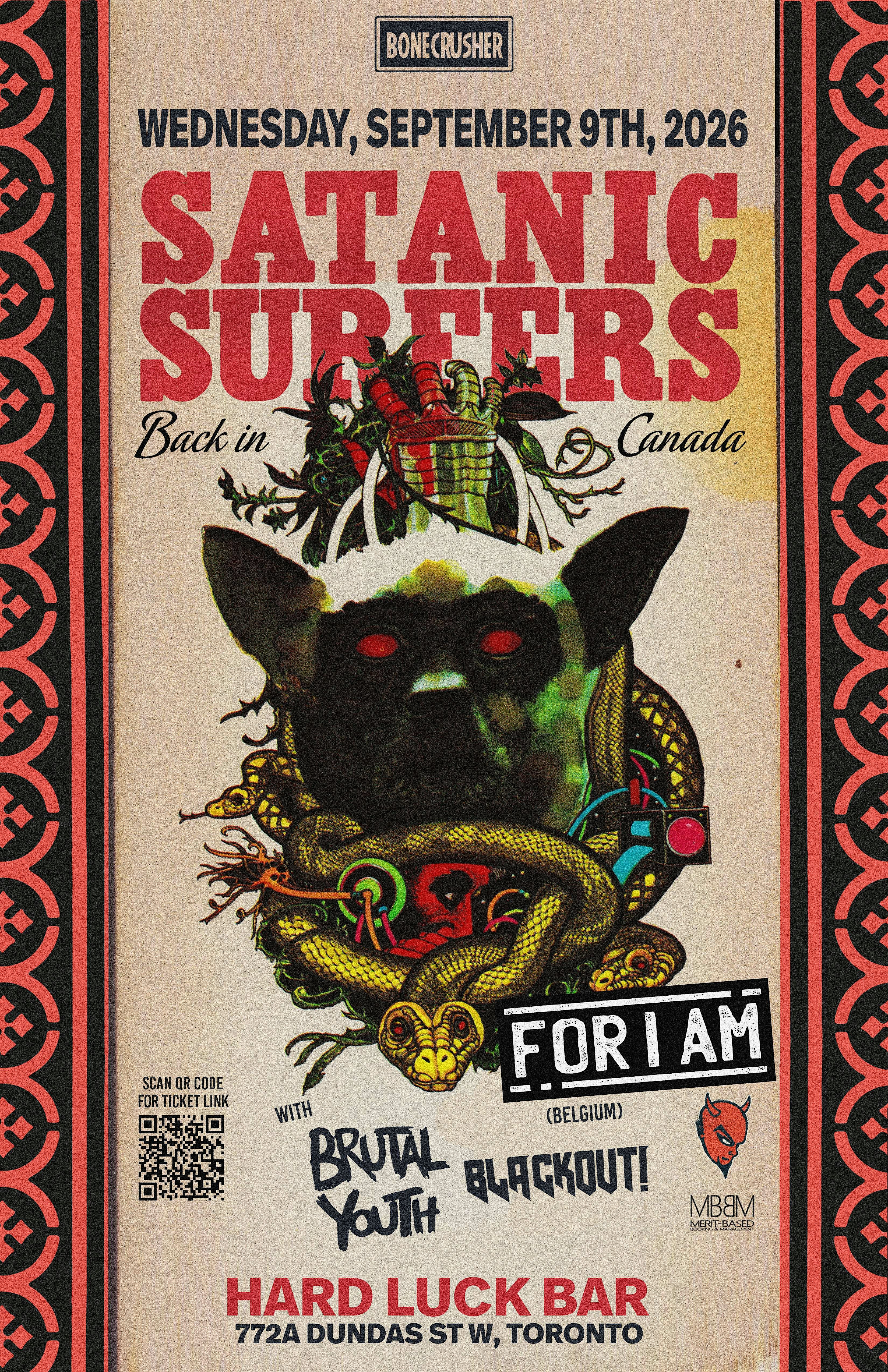 Satanic Surfers, For I Am with Brutal Youth, Blackout!