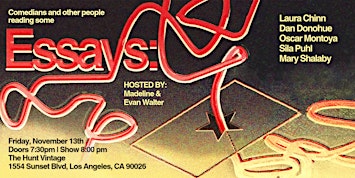 Comedians (And Other People) Read Essays