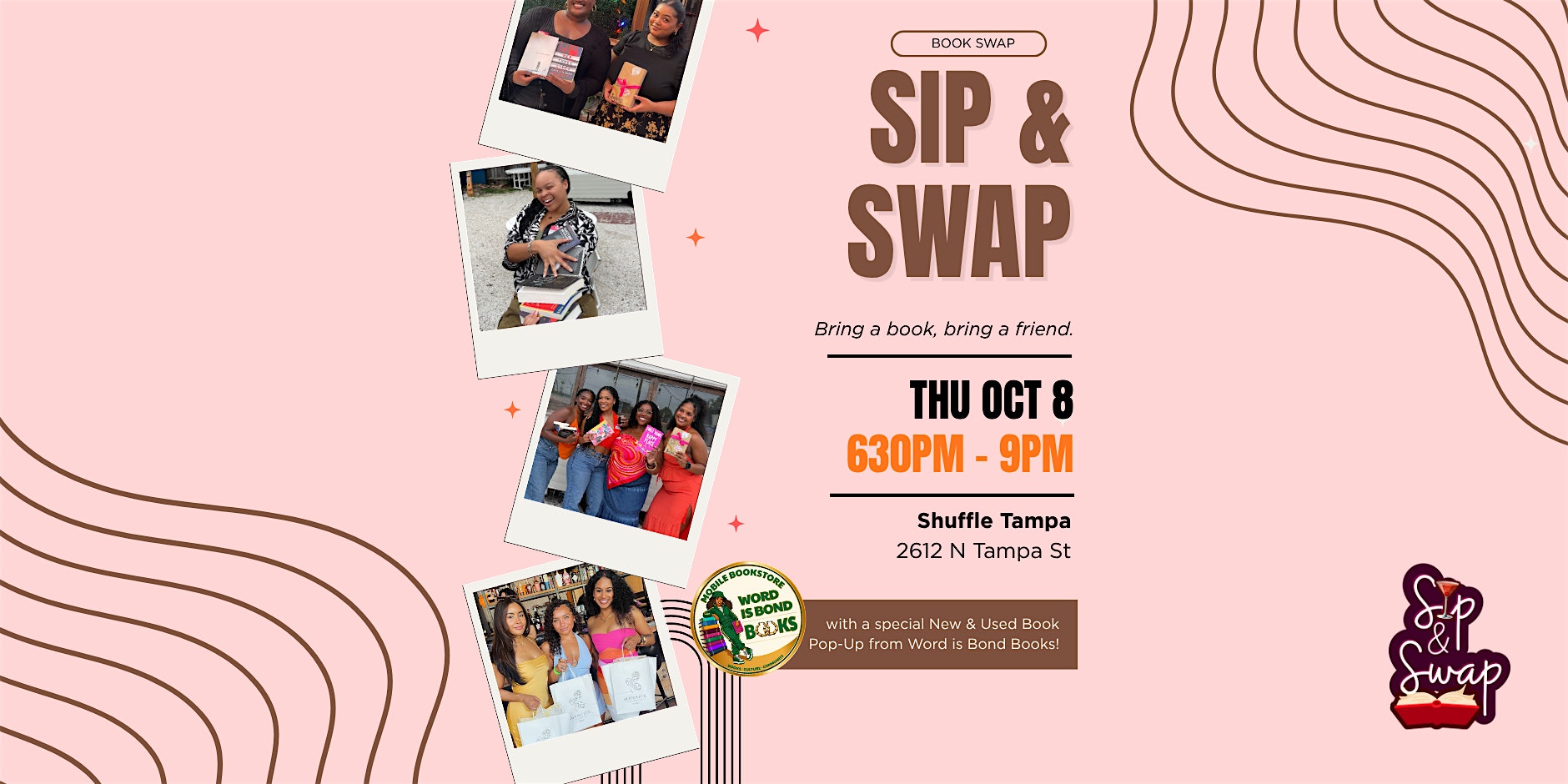 Book Swap at Shuffle Tampa (Free Event, All Genres Welcome)