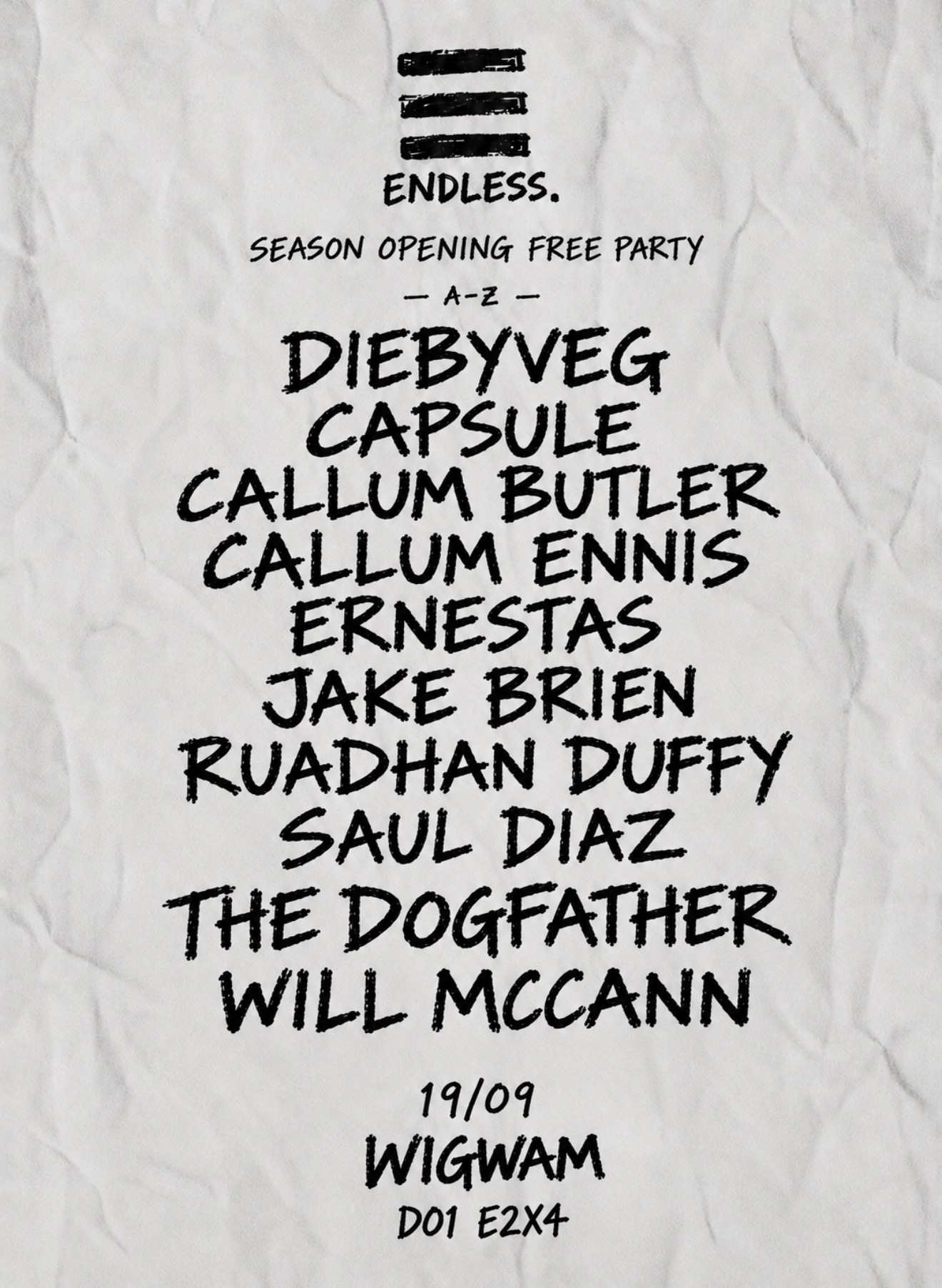 Endless presents: Season Opening Free Party