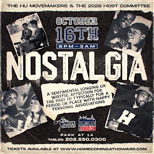 4th Annual Nostalgia Saturday Day + Night Howard vs SpelHouse Homecoming