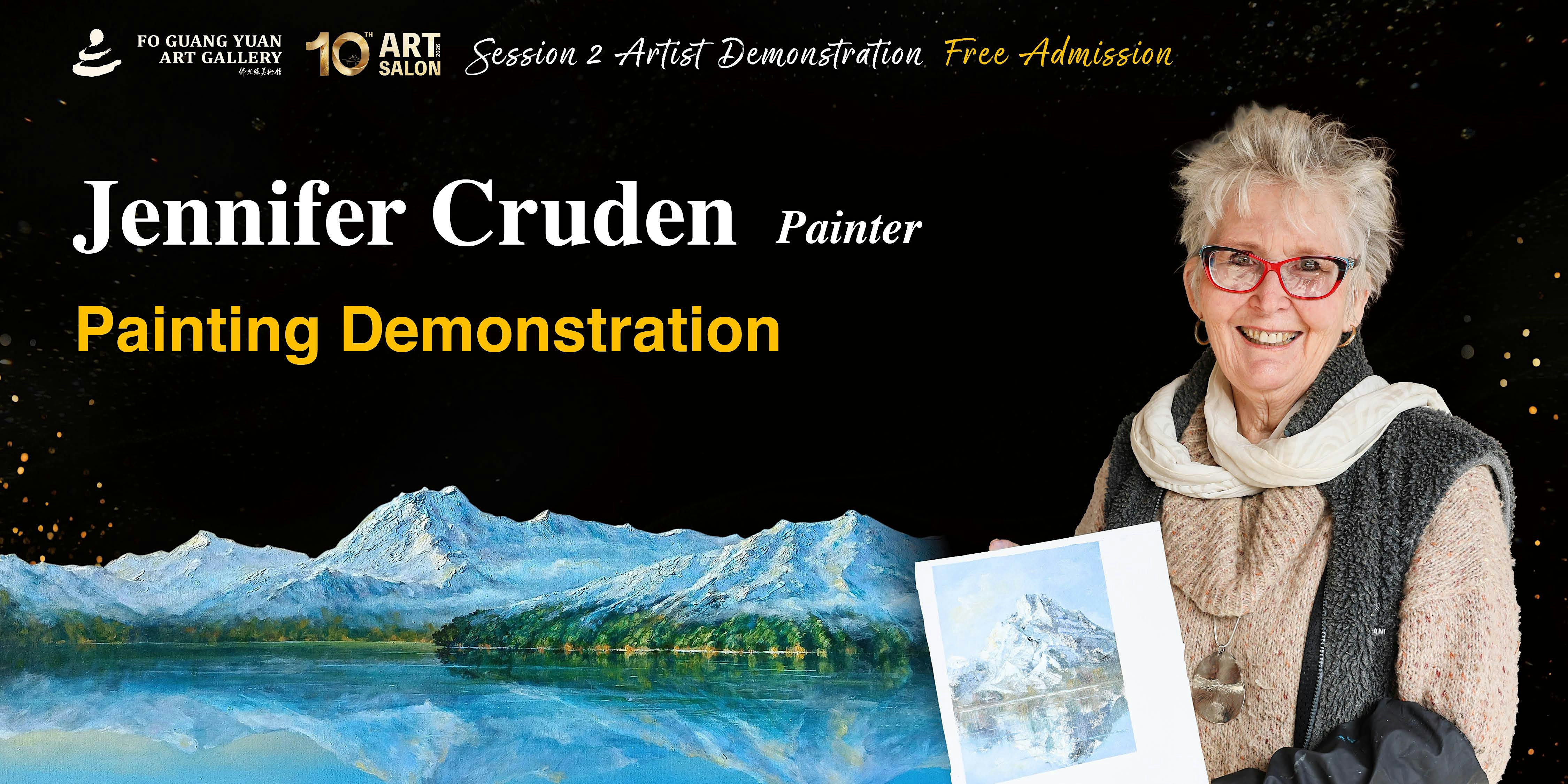 2026  Art Salon Painting Demonstration by Jennifer Cruden