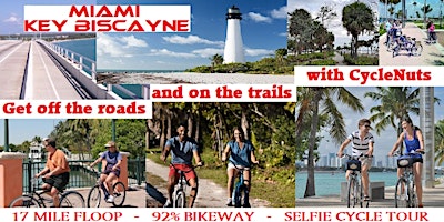 Miami/Key Biscayne, Florida Bikeway Tour - a Smart-Guided Selfie Cycle Tour