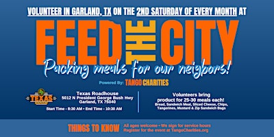 Feed The City Garland: Making Meals for People In Need
