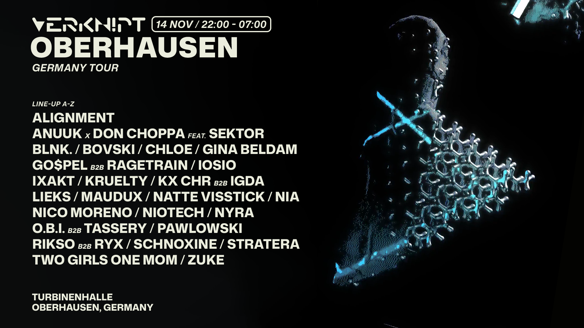 VERKNIPT GERMANY TOUR - Oberhausen - 14 November
