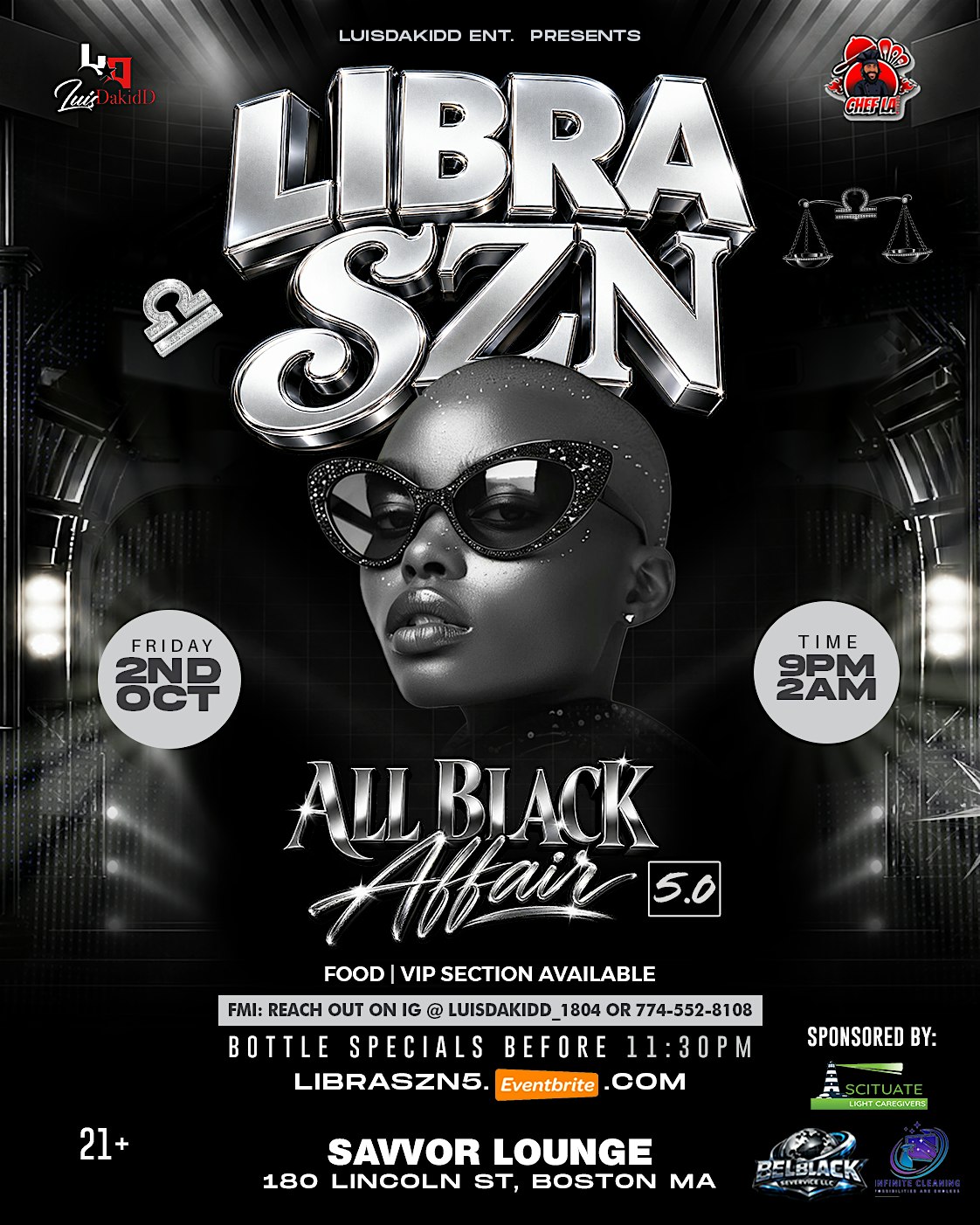 LIBRA ♎️ SZN “ALL BLACK AFFAIR 5.0”