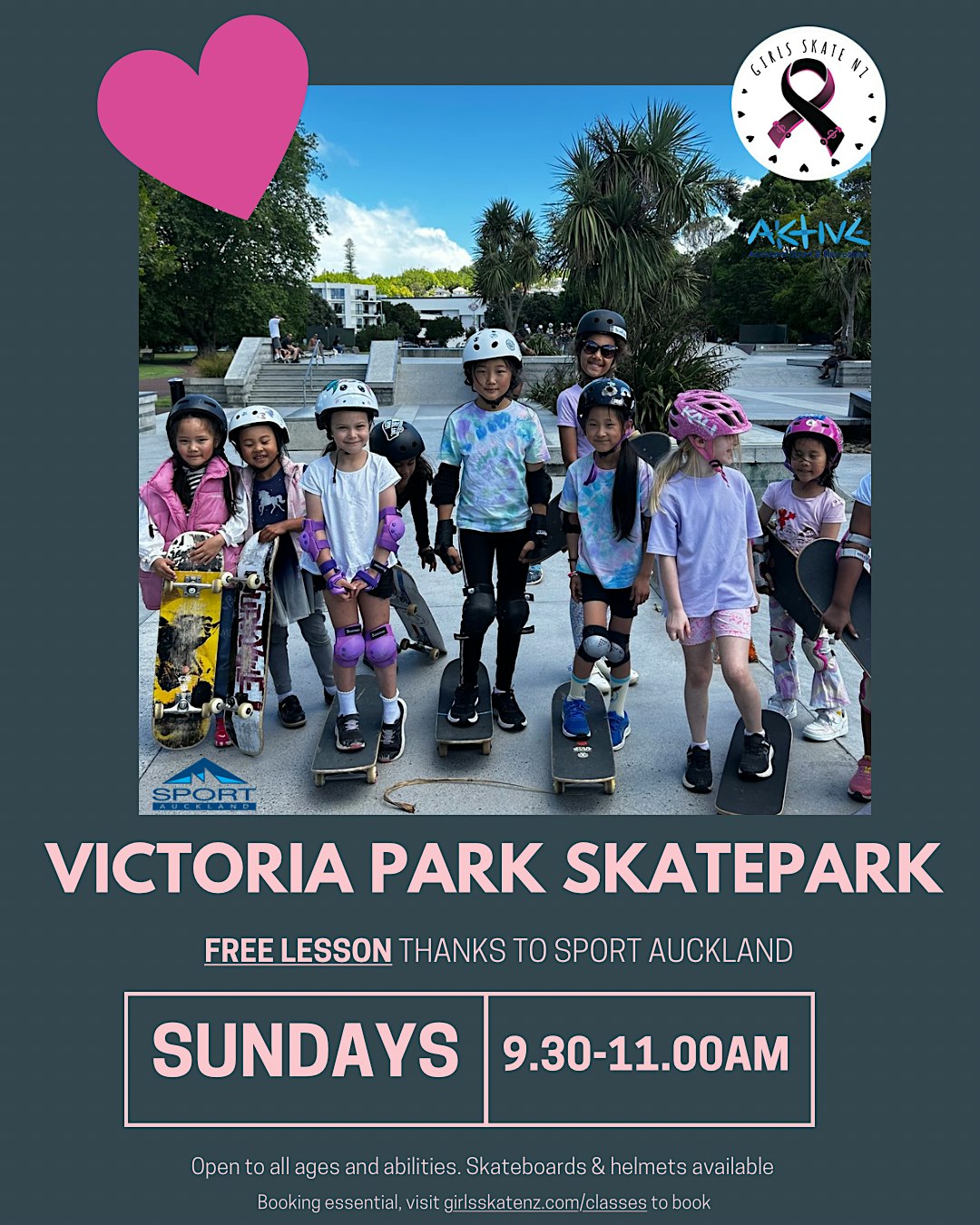 FREE SKATEBOARDING LESSONS - Victoria Park Skatepark