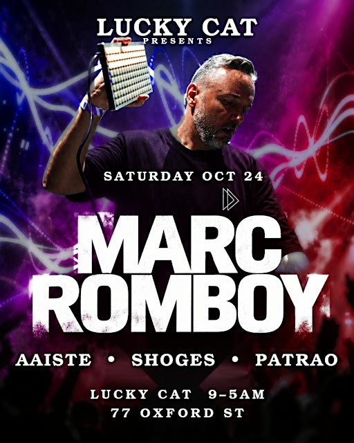 Lucky Cat with MARC ROMBOY (Germany) AAISTE, PATRAO, & SHOGES
