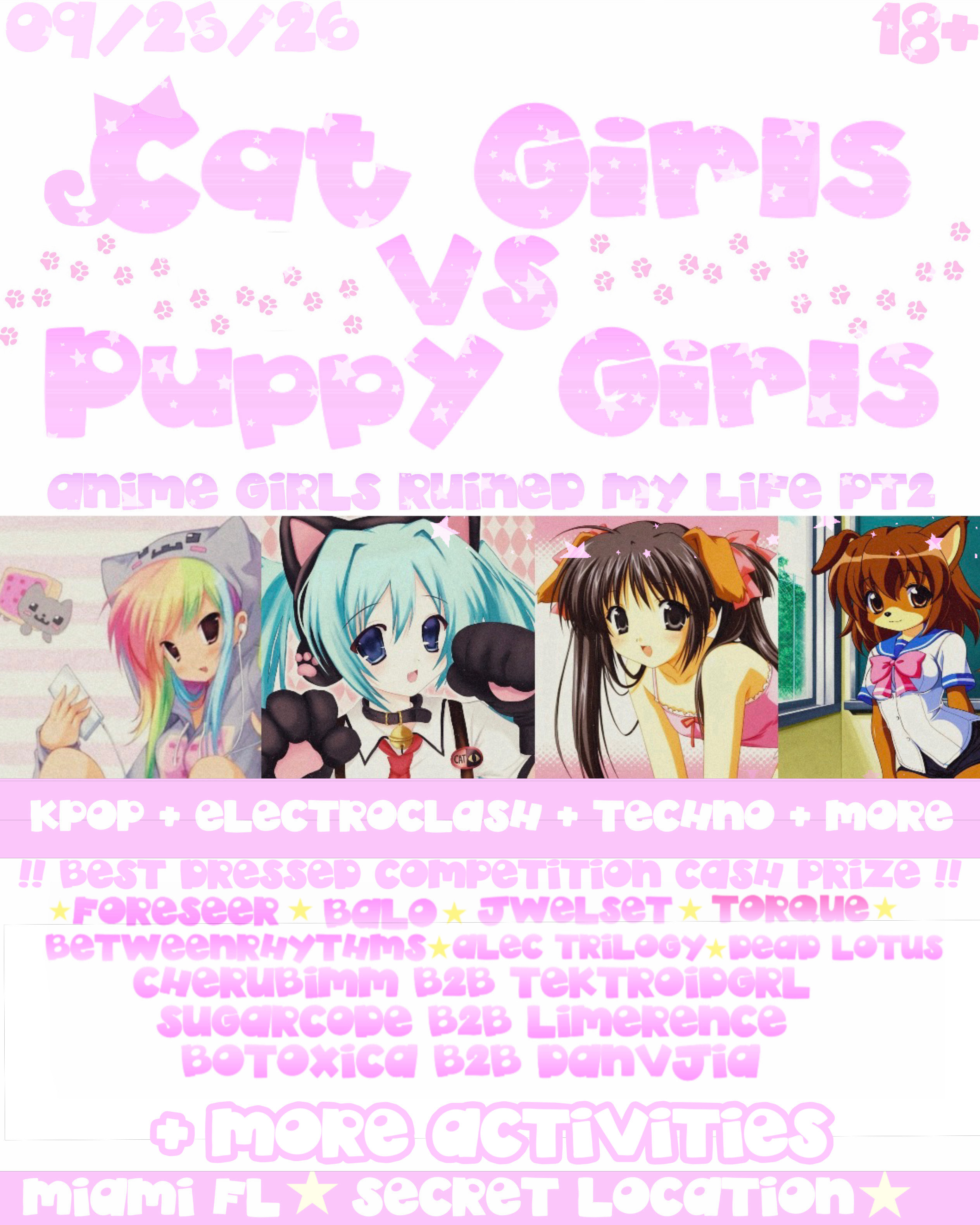🐶 CAT GIRLS VS PUPPY GIRLS 🐶