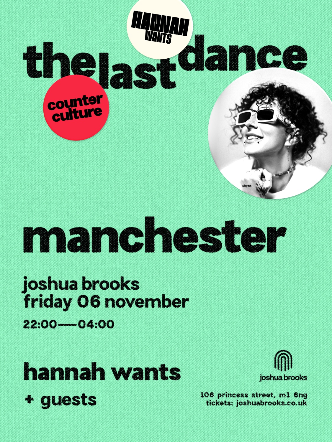 Hannah Wants x counter culture - manchester