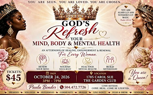 God’s Refresh your Mind Body and Mental Health