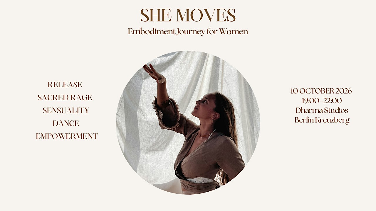 She Moves — New Moon Embodiment Journey for Women ✨