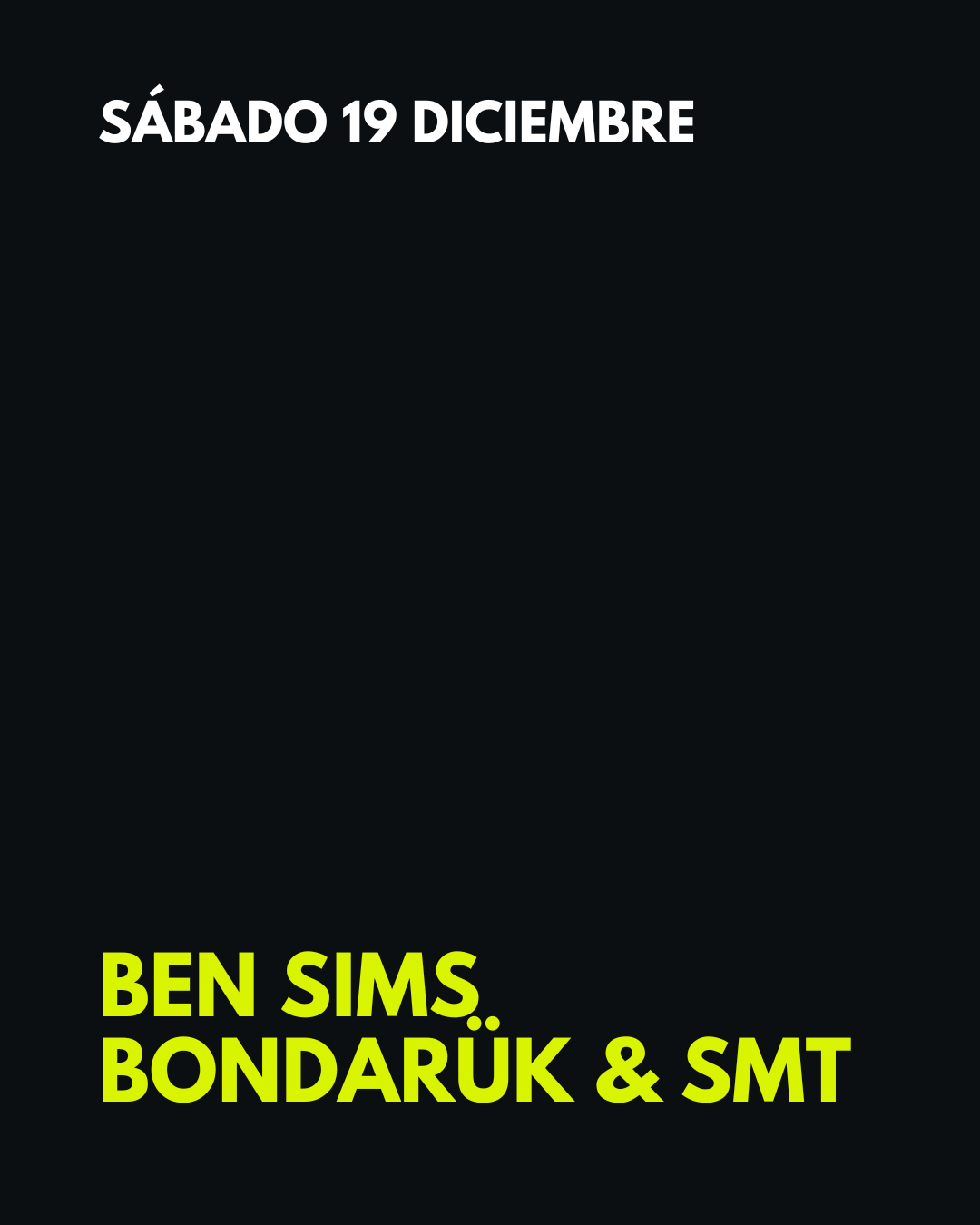 Ben Sims - Bondarük & SMT