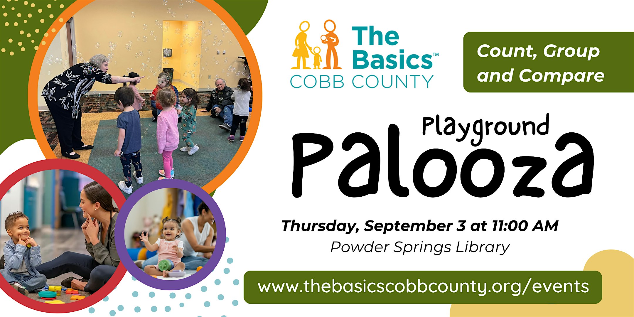 The Basics - Playground Palooza:  Count, Group and Compare