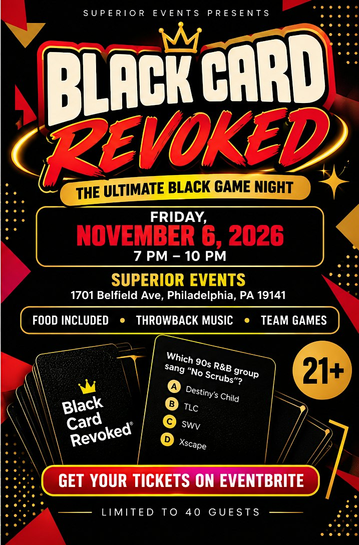 Black Card Revoked Game Night Experience