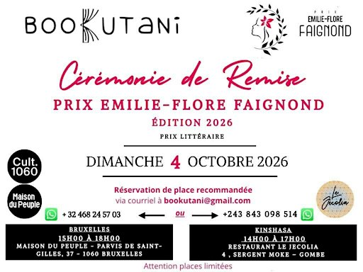 Célébration du Prix Littéraire Emilie-Flore Faignond 2026