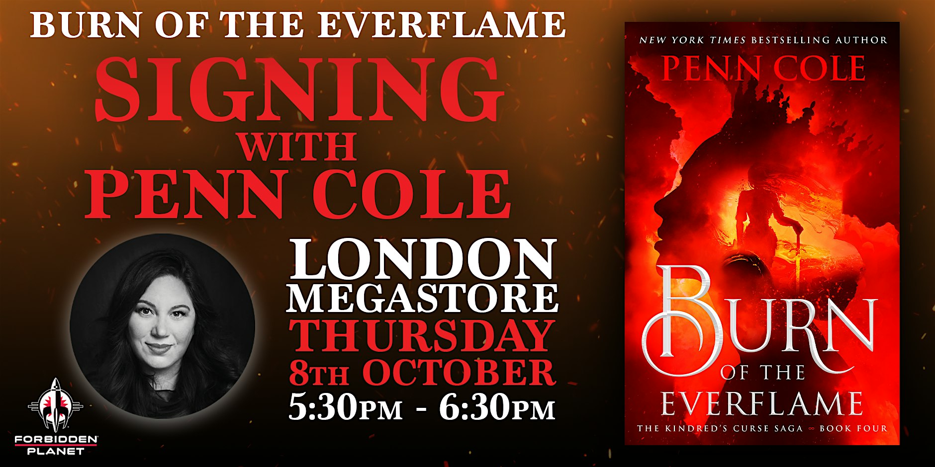 Penn Cole signing at Forbidden Planet