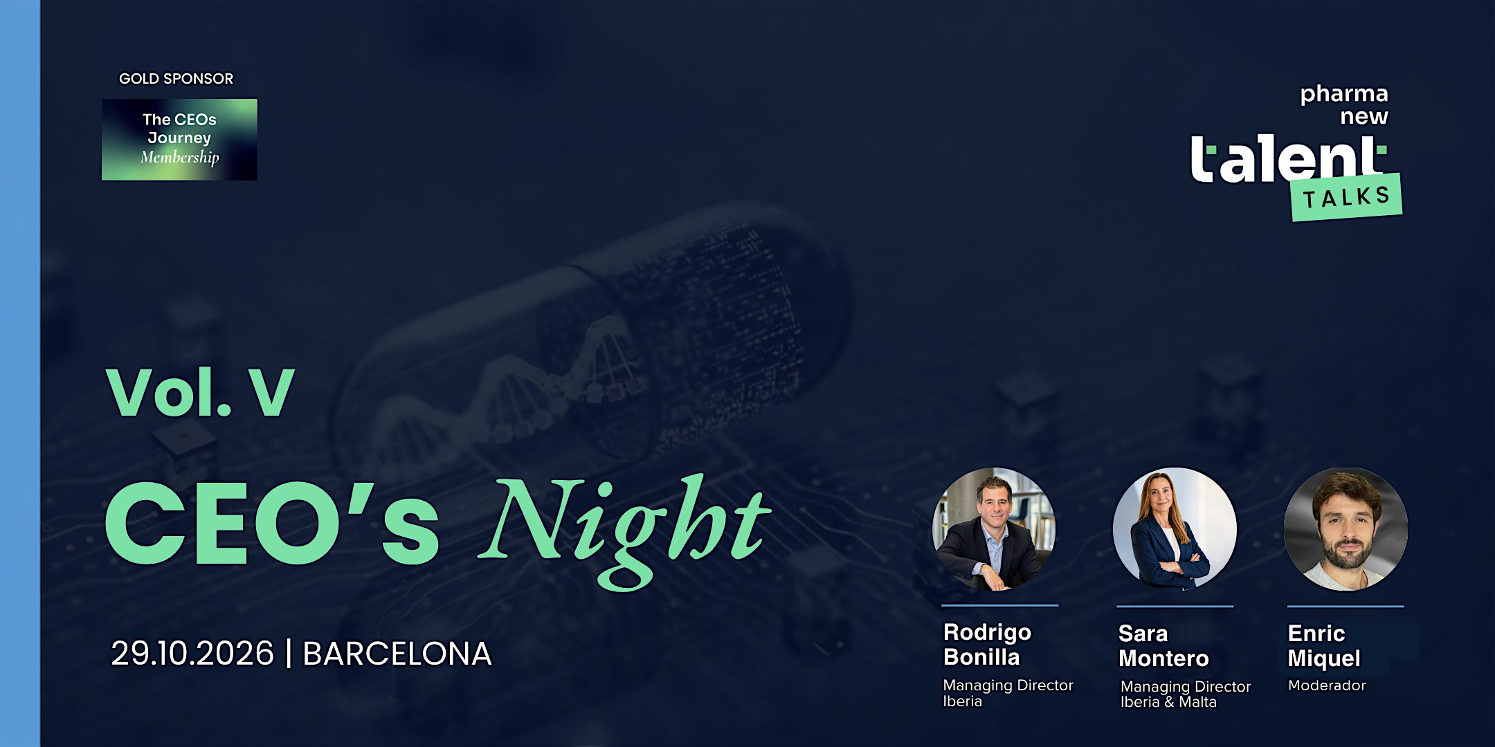 CEO's Night Vol. V - Pharma New Talent TALKS