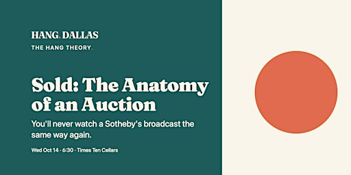 Sold: The Anatomy of an Auction. You'll never watch a Sotheby's broadcast the same way again.