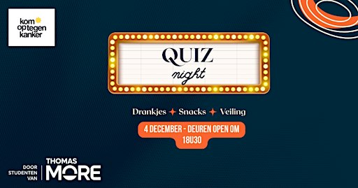 Quiz t.v.v. Kom op tegen Kanker 2026