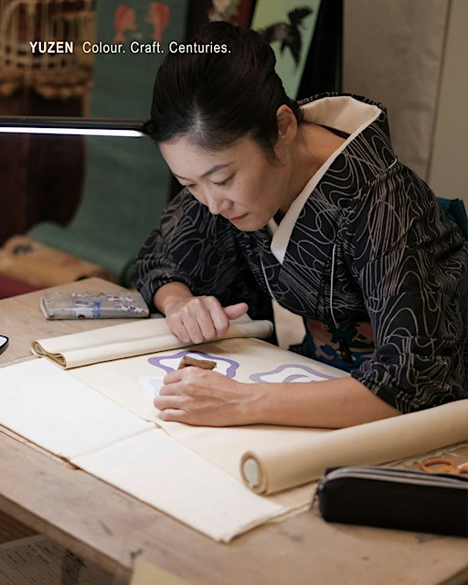 Yuzen Workshop - Japanese  Silk Painting - with a Master Artisan from Kyoto