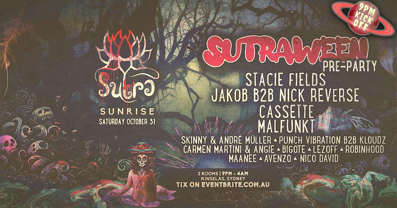 SUTRA-HALLOWEEN @KINSELAS/FT.STACIE FILEDS,JAKOB B2B NICK, MALFUNKT/OCT 31